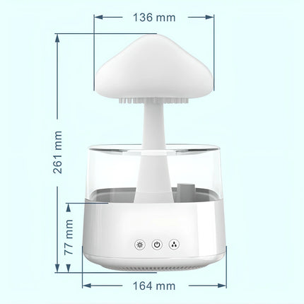 Humidificateur à nuage de pluie