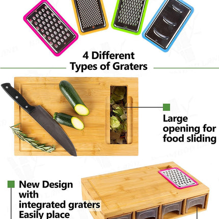 New Household Square Bamboo Cutting Board - Wnkrs