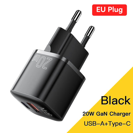 Cargador rápido USB-C GaN de 20 W