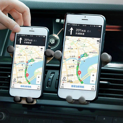 Universal Gravity Air Vent Car Phone Holder for Cellphones and GPS - Wnkrs