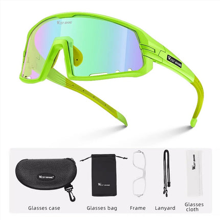 Lunettes de soleil photochromiques pour cyclisme