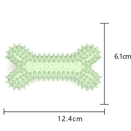 Soft Rubber Chew Bone Toy for Small Dogs