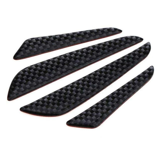 Universal Carbon Fiber Car Door Edge Guard Strips (4 Pcs) - Wnkrs