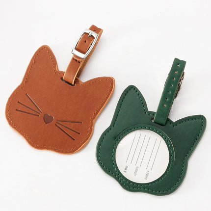 Cute Cartoon Cat Luggage Tag