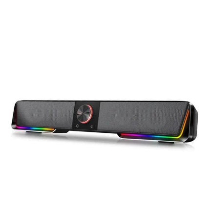 Wireless RGB Sound Bar with 3.5mm Aux and Bluetooth Connectivity - Wnkrs