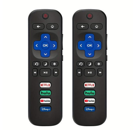 Lot de 2 télécommandes de remplacement pour Roku Smart TV