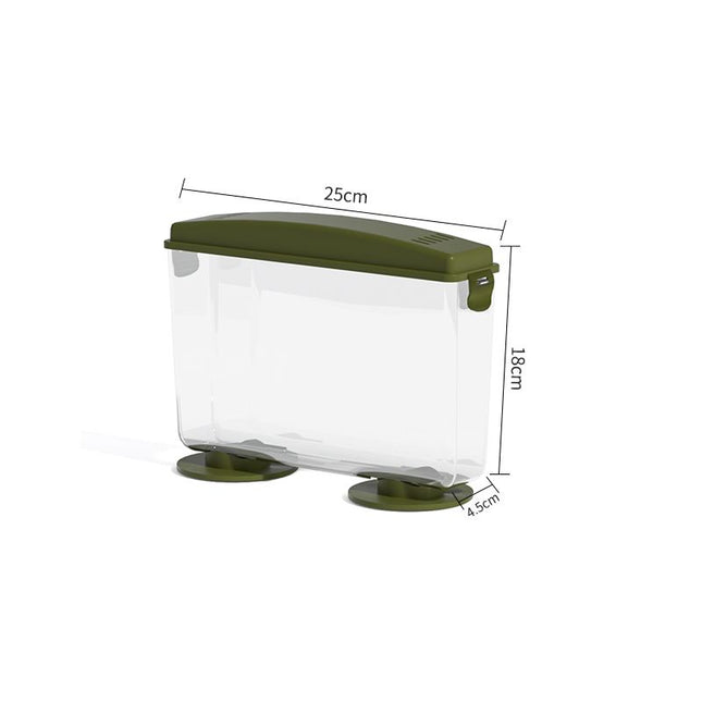 Aquarium de bureau écologique simple