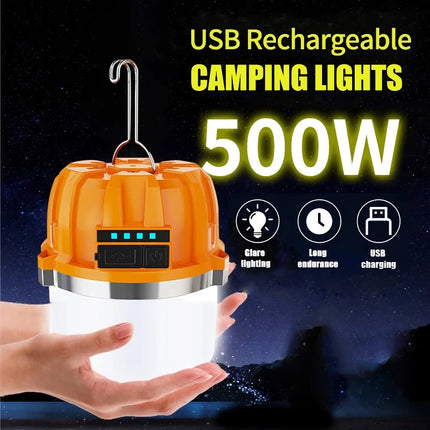 Lanterne de camping LED rechargeable avec fonction Power Bank