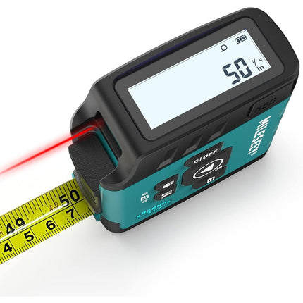 Cinta métrica y telémetro láser digital 2 en 1 de 40 m