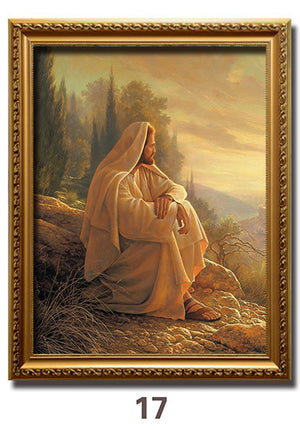 Jesus Portrait Immanuel Lord Christian Decorative Painting - Wnkrs