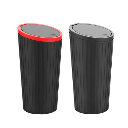 Compact Car Trash Bin with Press Lid - Wnkrs