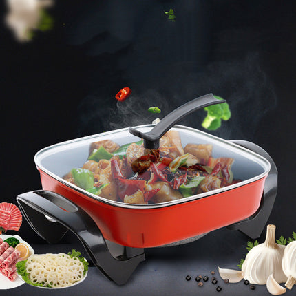 Multifunctional Electric Hot Pot, Household Electric Hot Pot, Square Pot - Wnkrs