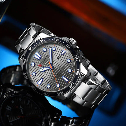 Elegant Stainless Steel Quartz Watch - Wnkrs