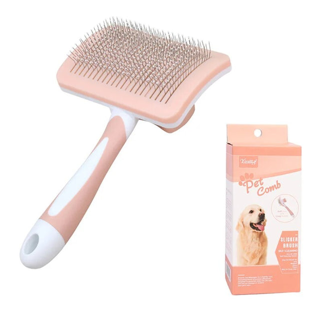 Brosse autonettoyante pour chat et poils d'animaux : un indispensable pour le toilettage des animaux de compagnie heureux