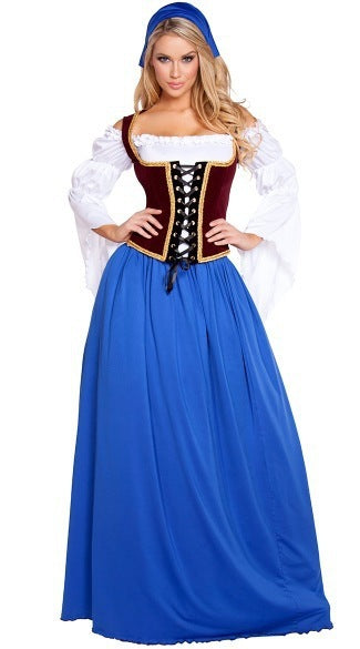 Costume d'Halloween de taille européenne Costume de fête de la bière allemande Costume de performance nationale bavaroise