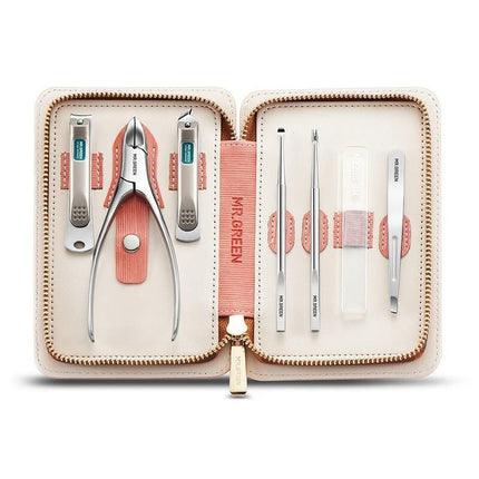 Deluxe 7-Piece Stainless Steel Manicure & Pedicure Nail Care Set - Wnkrs