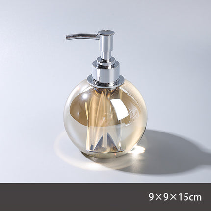 Ensemble d'accessoires de salle de bain luxueux en cristal nordique