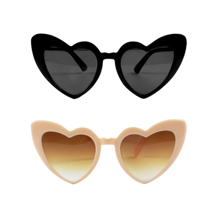 Heart-Shaped Cat Eye Sunglasses for Women