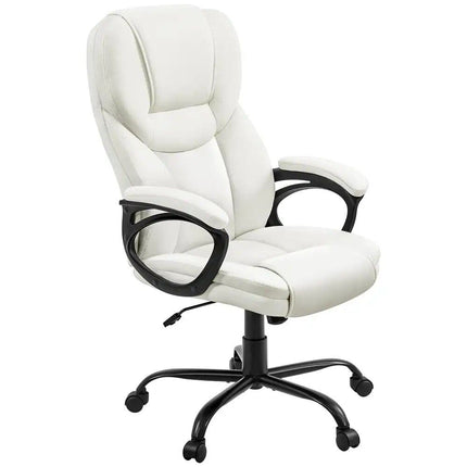 Ergonomic Faux Leather Swivel Chair for Home Office - Wnkrs