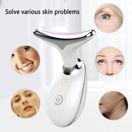 Face & Neck Lifting Vibratory Beauty Device: Anti-Wrinkle & Skin Rejuvenation Massager - Wnkrs