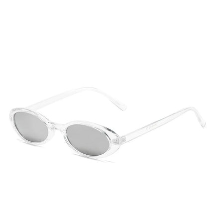 Vintage Oval Sunglasses UV400 Polycarbonate Lenses