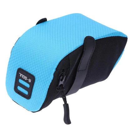 Compact High-Visibility Cycling Saddle Bag: Durable, Reflective, & Spacious - Wnkrs