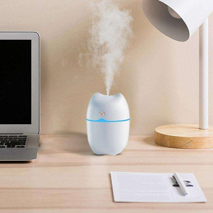 Humidificateur de voiture compact ultra-silencieux avec grande capacité et fonction d'aromathérapie