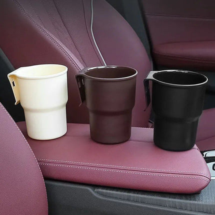 Multi-Function Car Cup Holder with Trash Can Feature - Wnkrs