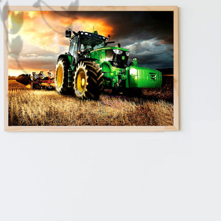 Diamond Painting Of Agricultural Tractor - Wnkrs