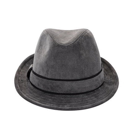 Chapeau Fedora en denim à large bord