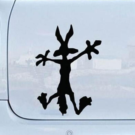 Funny Cartoon Vinyl Car Decal - Exterior Auto Window & Bumper Decoration - Wnkrs