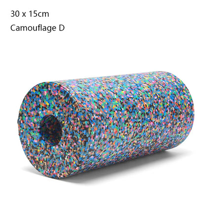 Pilates Foam Roller – High-Density Camouflage Massage Roller for Pain Relief & Fitness