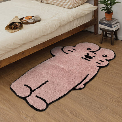 Tapis antidérapant de luxe moderne pour salon et chambre à coucher