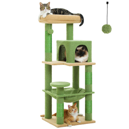 Torre de árbol para gatos de varios niveles