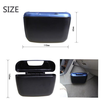 Universal Car Side Door Storage Trash Bin with Rolling Cover - Wnkrs