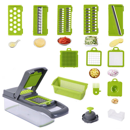 Multi-function Manual Cutting Of Vegetable And Meat Slices, Vegetable Cutter, Grater, Kitchen Tool - Wnkrs