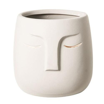 Charming European Style Ceramic Head Vase - Wnkrs