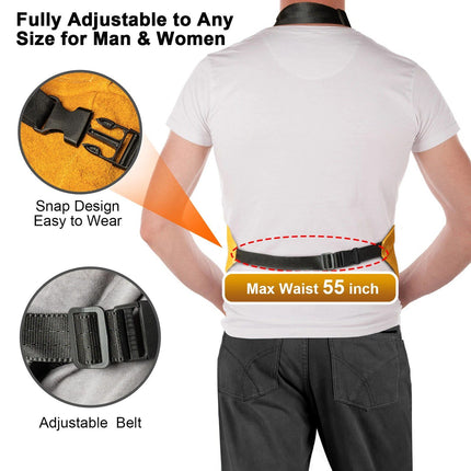 Heavy Duty Flame-Resistant Leather Welding Apron with Multi-Pocket Design - Wnkrs