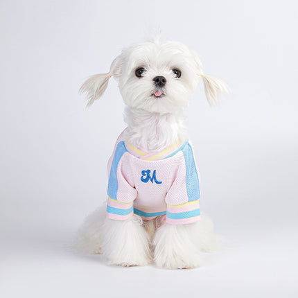 Sudadera con capucha de verano con estilo para perros