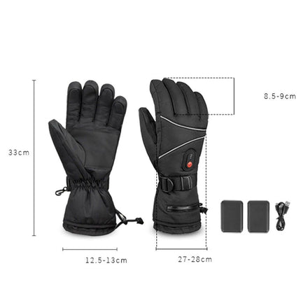 Waterproof, Windproof Electric Heated Gloves with Touchscreen - Wnkrs