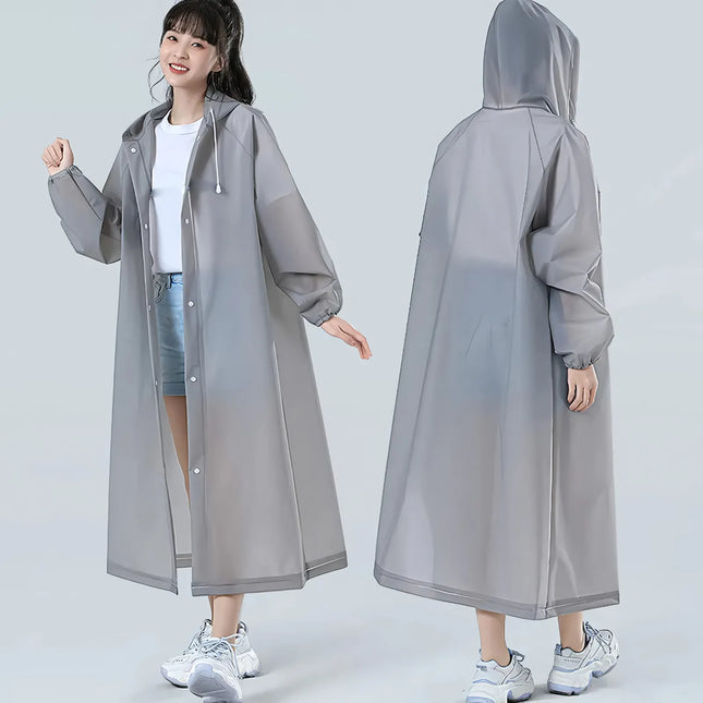 Poncho de lluvia unisex de EVA engrosado para todas las actividades al aire libre