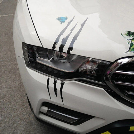 Monster Claw Car Headlight Stickers Scratch Decal Design - Wnkrs