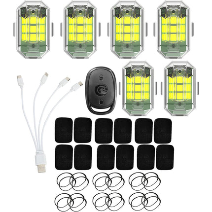 Luz estroboscópica LED inalámbrica con control remoto