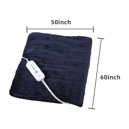 Luxury King Size Flannel & Sherpa Heated Blanket - Wnkrs