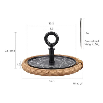 Compact Outdoor Mosquito Coil Tray