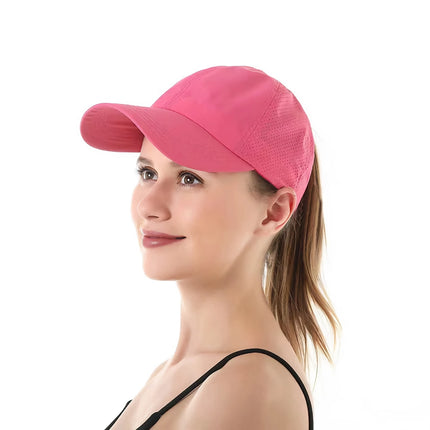 Casquette de baseball de sport en maille d'été pour femme