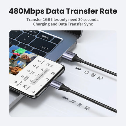 Câble de charge rapide USB-C 3A