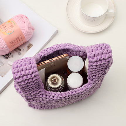 Fabric Thread Handmade Diy Woven Handbag Material Bag - Wnkrs