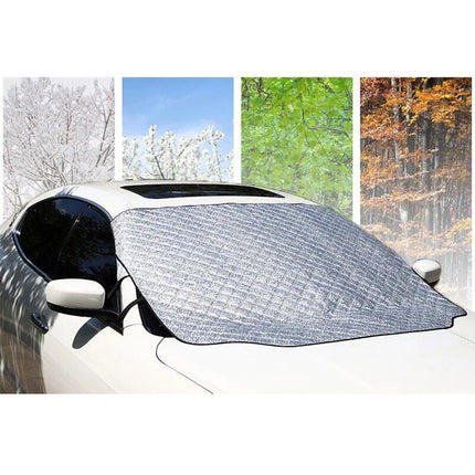 Multipurpose Magnetic Car Windshield Protector – Snow, Ice, and Sun Cover - Wnkrs