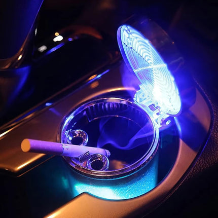 Cendrier de voiture avec lumière LED